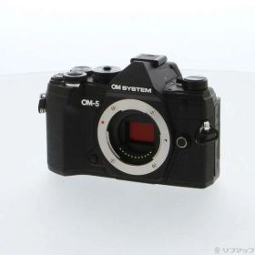 【中古】OMSYSTEM OM-5 ボディ ブラック 【348-ud】
