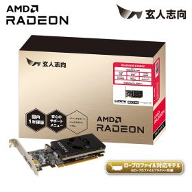 玄人志向 グラフィックボード AMD Radeon RX6400 GDDR6 4GB 搭載モデル 【国内正規代理店品】 RD-RX6400-E4GB/LP 黒