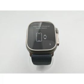 【中古】Apple Apple Watch Ultra2 49mm Cellular チタニウムケース/ブルーアルパインループ(M) MREP3J/A【なんば】保証期間1ヶ月【ランクA】