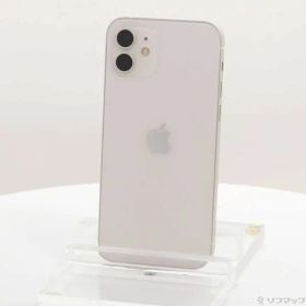 〔中古品〕 iPhone12 64GB ホワイト MGHP3J／A SIMフリー【344】
