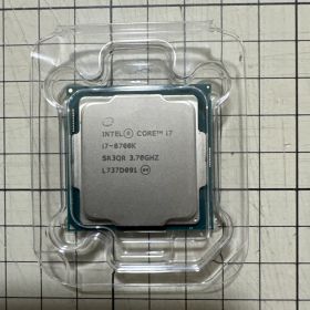 Intel Core i7-8700K CPU 動作確認済み