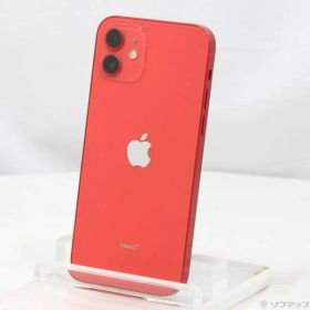 〔中古品〕 iPhone12 64GB プロダクトレッド MGHQ3J／A SIMフリー【348】