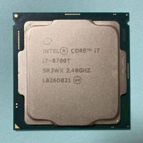 【動作確認済】Intel CPU Core i7 8700T（低電力モデル！）