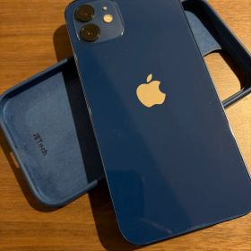 iPhone12 128GB ブルー★新品シリコンカバー付き★動作良好