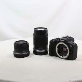 【中古】Canon(キヤノン) EOS R50 ダブルズームキット ブラック 【258-ud】