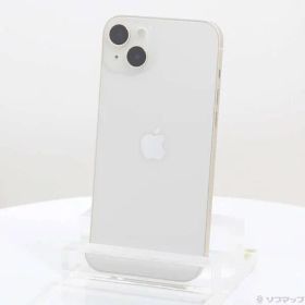 〔中古品〕 iPhone14 Plus 256GB スターライト MQ4L3J／A SIMフリー【344】