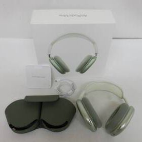 113C897K◆Apple AirPods Max グリーン PGYN3J/A 刻印入り MGYN3J/A 同等品 ワイヤレスヘッドホン 中古 動作確認済み