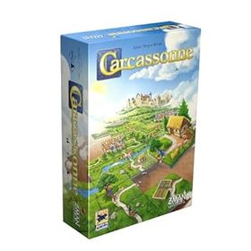 【中古】Carcassonne ボードゲーム (ベースゲーム) | ファミリーボードゲーム | 大人と家族のためのボードゲーム | 戦略ボードゲーム | 中世アドベンチャ