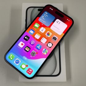 iPhone 15 128GB ブラック SIMロック解除済
