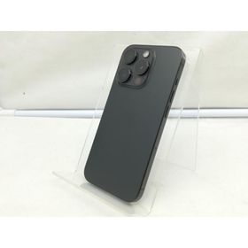【中古】Apple docomo 【SIMフリー】 iPhone 15 Pro 256GB ブラックチタニウム MTUC3J/A【川崎】保証期間１ヶ月【ランクC】
