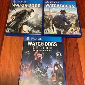 PS4 ソフト 中古 ウォッチドッグス2 ウォッチドッグス ウォッチドッグスレギオン 3本セット ②