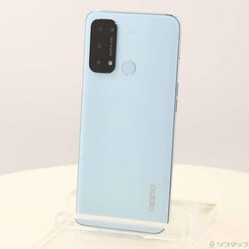 〔中古〕OPPO(オッポ) Reno5 A 128GB アイスブルー A103OP Y!mobile SIMフリー〔269-ud〕