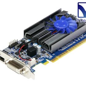 玄人志向 GeForce GT 710 1024MB HDMI/Dual-Link DVI-D PCI Express 2.0 x16 Low-Profile GF-GT710-E1GB/LP【中古グラフィックボード】