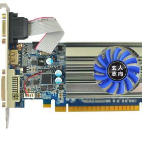 【中古】玄人志向 ビデオカードGEFORCE GT 710搭載 ロープロファイル 空冷FAN GF-GT710-E1GB/LP