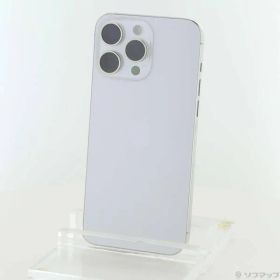 〔中古品〕 iPhone15 Pro Max 256GB ホワイトチタニウム MU6Q3J／A SIMフリー【368】