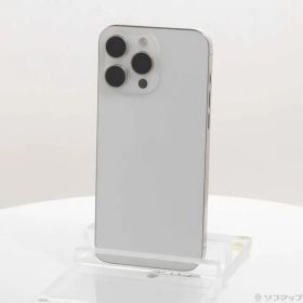 〔中古品〕 iPhone15 Pro Max 256GB ホワイトチタニウム MU6Q3J／A SIMフリー【349】