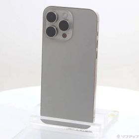 〔中古品〕 iPhone15 Pro Max 256GB ナチュラルチタニウム MU6R3J／A SIMフリー【349】