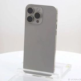 〔中古品〕 iPhone15 Pro Max 256GB ナチュラルチタニウム MU6R3J／A SIMフリー【269】