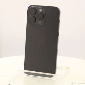〔中古品〕 iPhone15 Pro Max 256GB ブラックチタニウム MU6P3J／A SIMフリー【258】