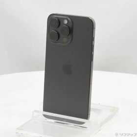 〔中古品〕 iPhone15 Pro Max 256GB ブラックチタニウム MU6P3J／A SIMフリー【198】