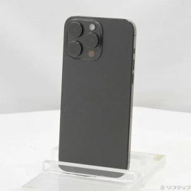 〔中古品〕 iPhone15 Pro Max 256GB ブラックチタニウム MU6P3J／A SIMフリー【368】