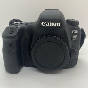 キヤノン(Canon)の【全額返金保証】【最速発送】Canon デジタル一眼 EOS 6D Mark II ボディ ブラック 美品 動作確認済(デジタル一眼)