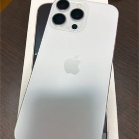 アップル(Apple)のiPhone16 Pro Max 256GB ホワイトチタニウム(スマートフォン本体)