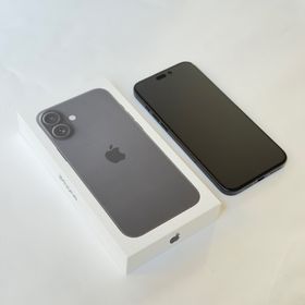 アップル(Apple)の【美品｜画面無傷｜動作良好】iPhone 16 Plus 128GB ブラック(スマートフォン本体)