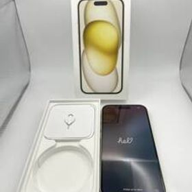 KT013838【爆速発送・土日発送可】iPhone 15 128GB イエロー Apple アイフォン アップル SIMフリー １円スタート 即決