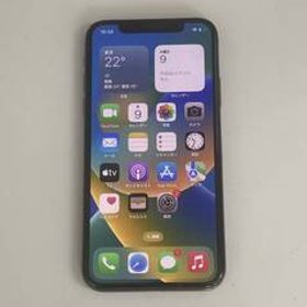 中古 動作確認済み iphone X 64GB ブラック バッテリー100% ジャンク