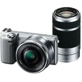 【中古】SONY ソニー α NEX-5TY ダブルズームレンズキット シルバー