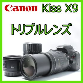 あらゆるシーンで活躍！❤️Canon Kiss X9✨トリプルレンズセット