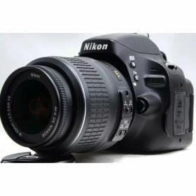 【中古】ニコン Nikon D5100 レンズセット ブラック 美品 ストラップ付き