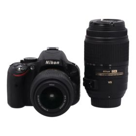 中古 デジタル一眼 ダブルズームキットNikon ニコンD5100 ダブルズームキット 2101936コンディションランク【B】（商品 No.62-0）