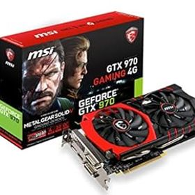 【中古】MSI GTX 970 GAMING 4G MGSV Twin Frozr V/OCモデル グラフィックスボード VD5680