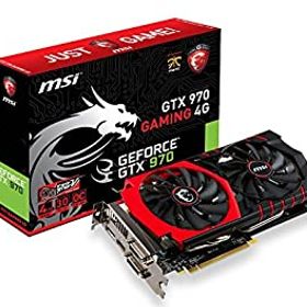 【中古】「非常に良い」MSI GTX 970 GAMING 4G グラフィックスボード VD5507 GTX 970 GAMING 4G