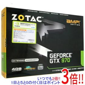 【1日と5.0のつく日、18日はポイント3倍！】【中古】ZOTAC製グラボ GeForce GTX 970 AMP Edition ZTGTX97-4GD5AMP-B01/ZT-90110-10P 元箱あり