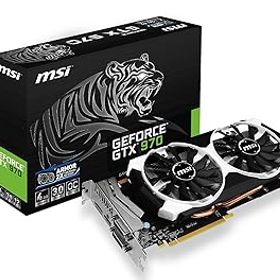 【中古】MSI GTX 970 4GD5T OCV1 グラフィックスボード VD5676 GTX 970 4GD5T OCV1