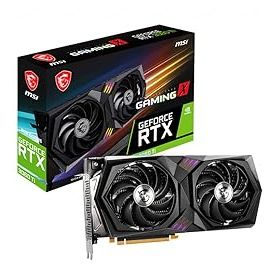 【中古】MSI GeForce RTX 3060 Ti GAMING X 8G LHR ゲーミンググラフィックカード - 8GB GDDR6 1770MHz PCI Express Gen 4 256ビット 3x DP v 1.4a HDMI