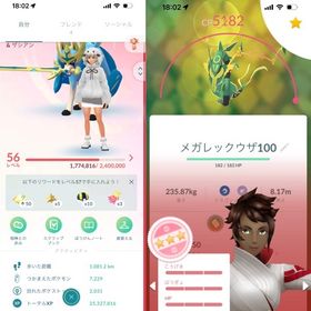 🔰【TL56】伝説443 色違い155 メガレックウザ100 星の砂31150 引退ガチ勢垢✨ | ポケモンGOのアカウントデータ、RMTの販売・買取一覧