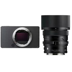 【中古】SIGMA シグマ BF 50mm F2 DG Contemporary ブラック レンズキット