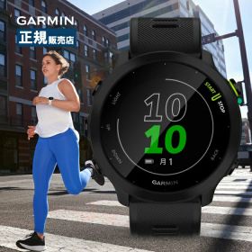 Garmin ガーミン ForeAthlete 55 フォアアスリート 010-02562-40 スマートウォッチ ランニングウォッチ メンズ レディース GPS 健康管理 心拍計 フィットネス ブラック