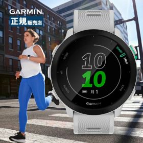 Garmin ガーミン ForeAthlete 55 フォアアスリート 010-02562-41 スマートウォッチ ランニングウォッチ メンズ レディース GPS 健康管理 心拍計 フィットネス ホワイト