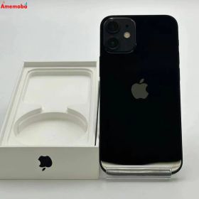 【中古】iPhone12 mini 展示品 64GB ブラック 3H475J/A SoftBank 訳あり品