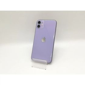 【中古】Apple SoftBank 【SIMロック解除済み】 iPhone 11 64GB パープル MWLX2J/A【福岡天神】保証期間1ヶ月【ランクC】