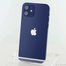 【中古】Apple(アップル) iPhone12 64GB ブルー MGHR3J／A SoftBank 【344-ud】