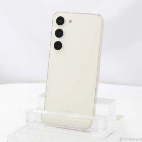〔中古品〕 Galaxy S23 256GB クリーム SCG19 au SIMフリー【377】