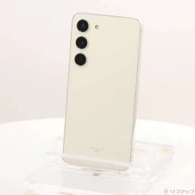 〔中古品〕 Galaxy S23 256GB クリーム SCG19 au SIMフリー【352】