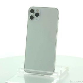 【中古】Apple(アップル) iPhone11 Pro Max 256GB シルバー MWHK2J／A SIMフリー 【377-ud】