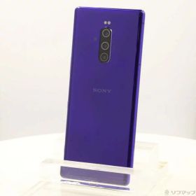 【中古】SONY(ソニー) Xperia 1 64GB パープル 802SO SoftBank 【377-ud】